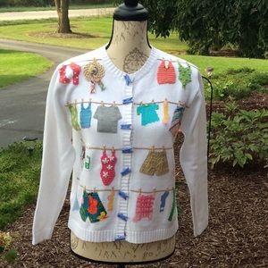 Adorable! Women’s Talbots Laundry Sweater Sz P